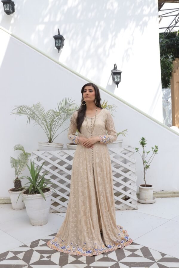 Vintage Pearl-Ivory long Frok