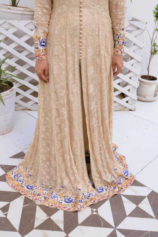 Vintage Pearl-Ivory long Frok - Image 3